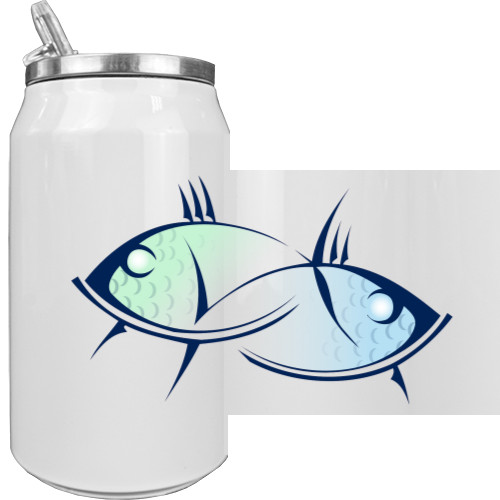 Aluminum Can - Fish. Zodiac sign - Mfest