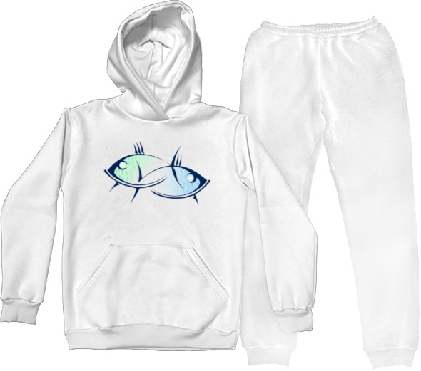 Sports suit for women - Fish. Zodiac sign - Mfest