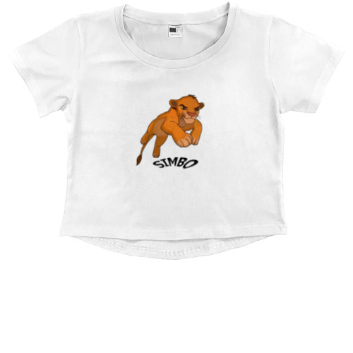 Kids' Premium Cropped T-Shirt - Simbo 1 - Mfest