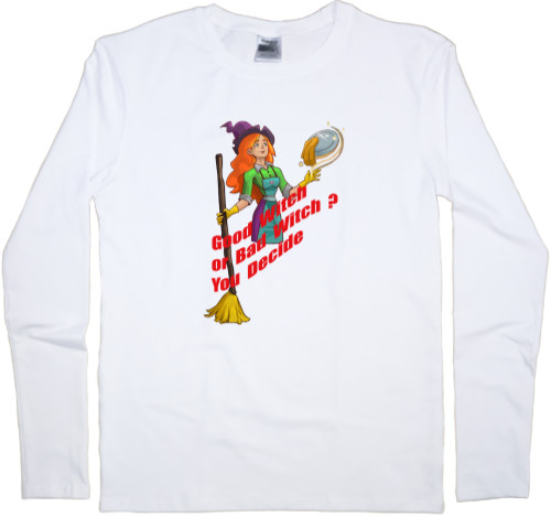 Kids' Longsleeve Shirt - Halloween. good or bad witch? You decide - Mfest