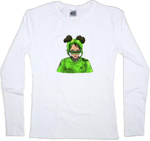 Women's Longsleeve Shirt - Billie Eilish 3 - Mfest