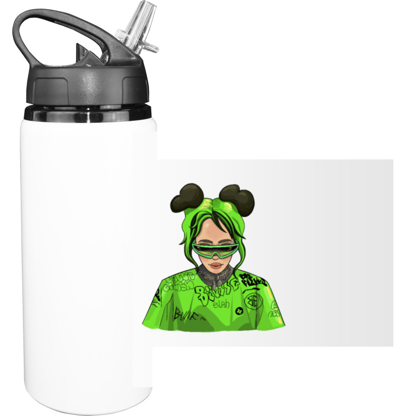 Sport Water Bottle - Billie Eilish 3 - Mfest