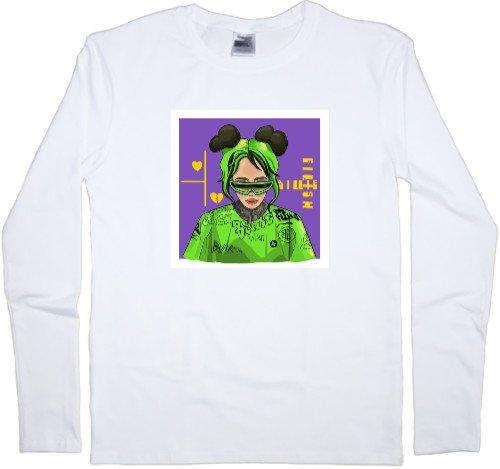 Men's Longsleeve Shirt - Billie Eilish 2 - Mfest