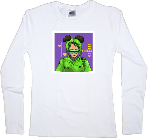 Women's Longsleeve Shirt - Billie Eilish 2 - Mfest