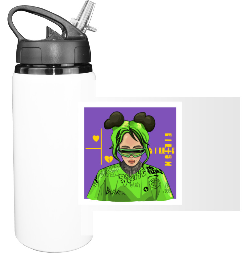 Sport Water Bottle - Billie Eilish 2 - Mfest