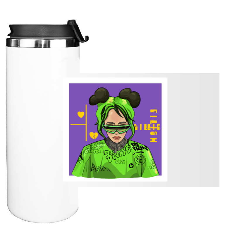 Water Bottle on Tumbler - Billie Eilish 2 - Mfest