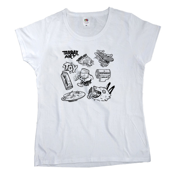 Women's T-shirt Fruit of the loom - stickers - Mfest