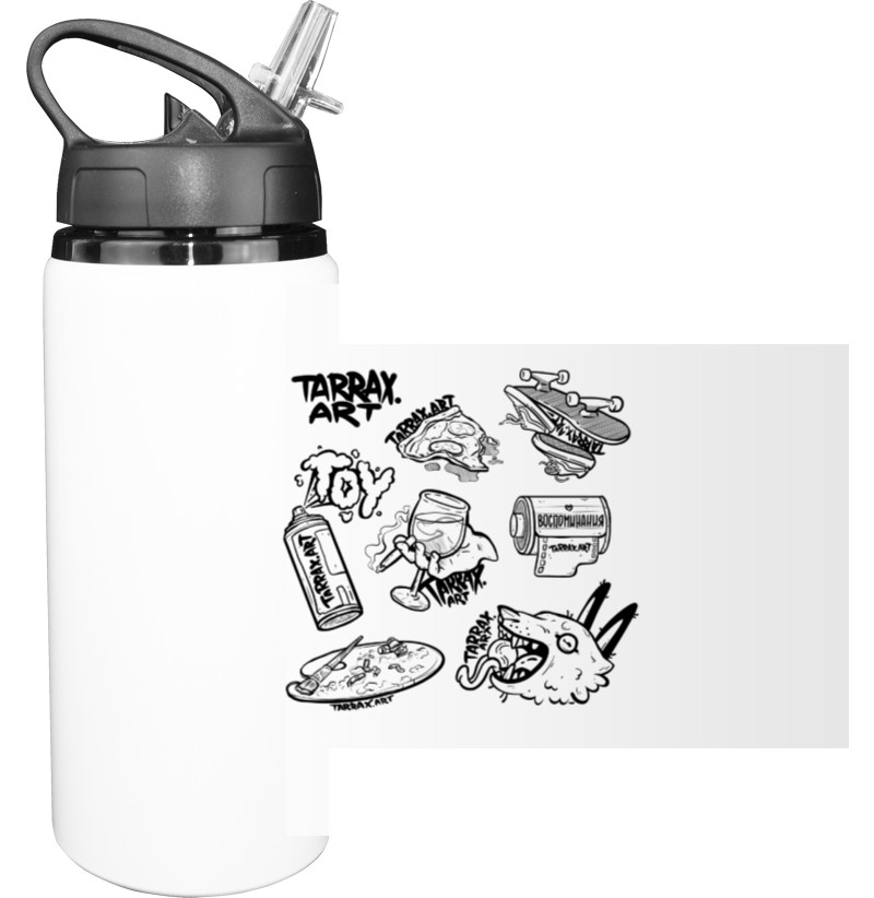 Sport Water Bottle - stickers - Mfest