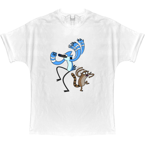 T-shirt Oversize - regular show - Mfest