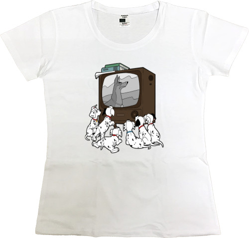 Women's Premium T-Shirt - 101 Dalmatians - Mfest