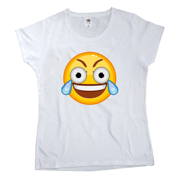 Women's T-shirt Fruit of the loom - lol emoji - Mfest