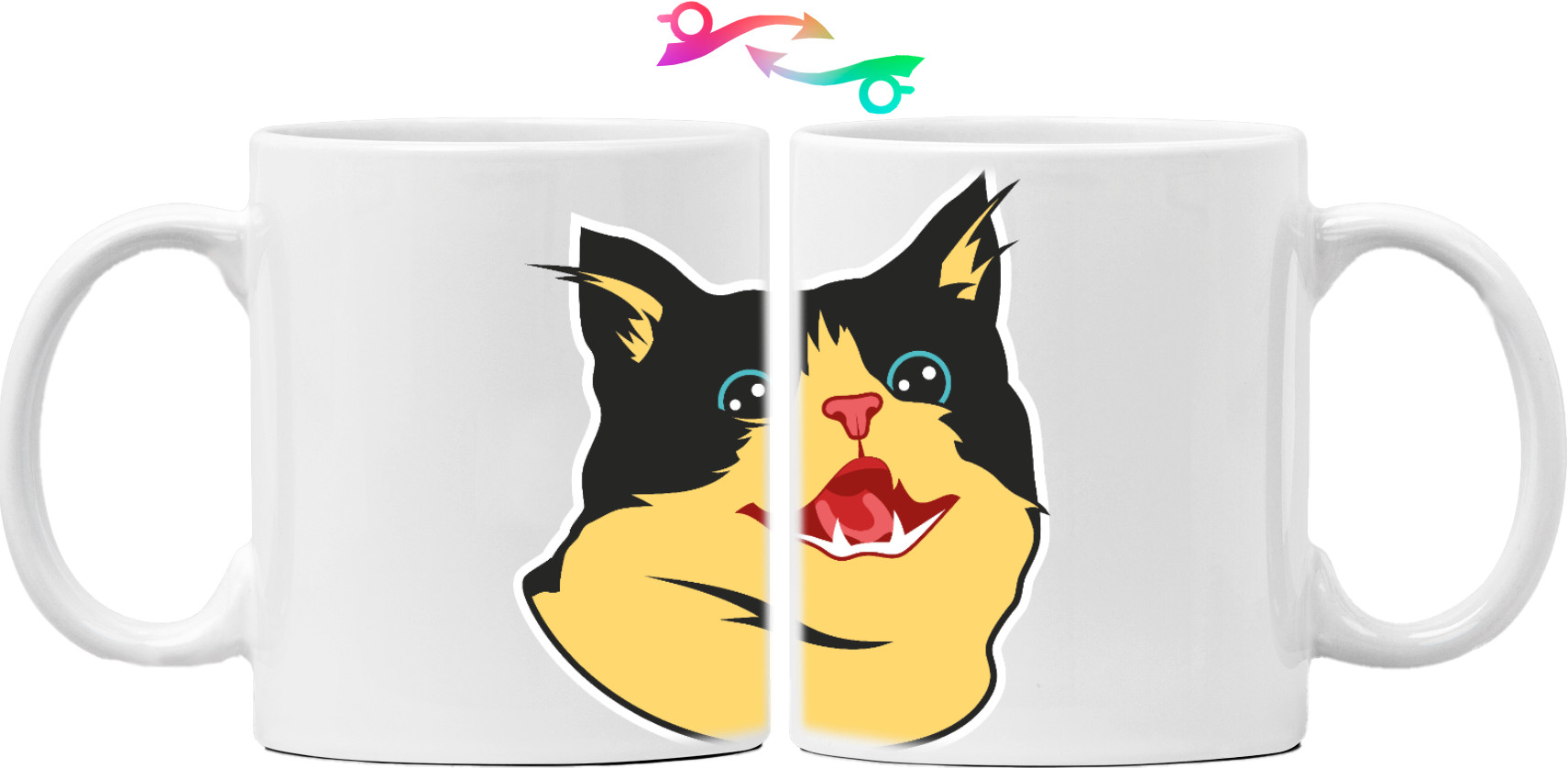 Mug - CARTOON CAT (SMILE) - Mfest