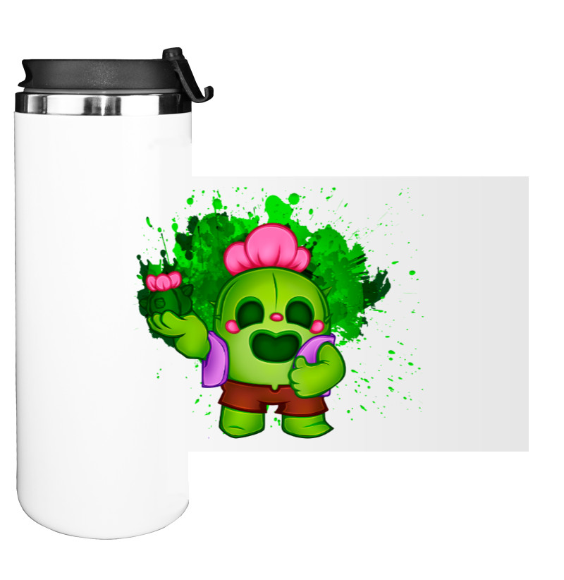 Water Bottle on Tumbler - brawl stars - Spike - Mfest