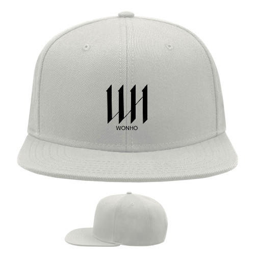 Snapback Baseball Cap - wonho logo 3 - Mfest