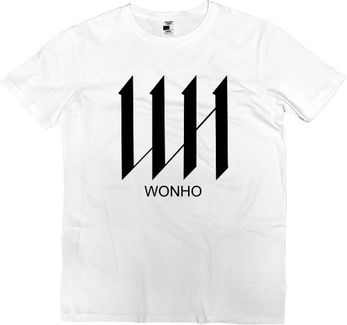 Футболка Преміум Чоловіча - wonho logo 3 - Mfest