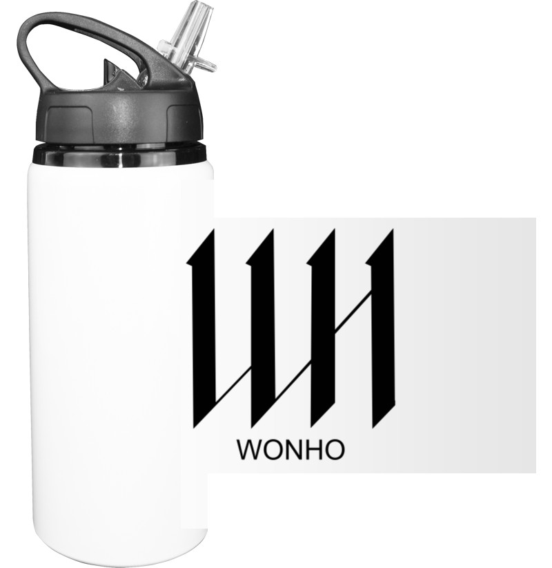 Бутылка для воды - wonho logo 3 - Mfest