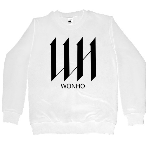 Women's Premium Sweatshirt - wonho logo 3 - Mfest