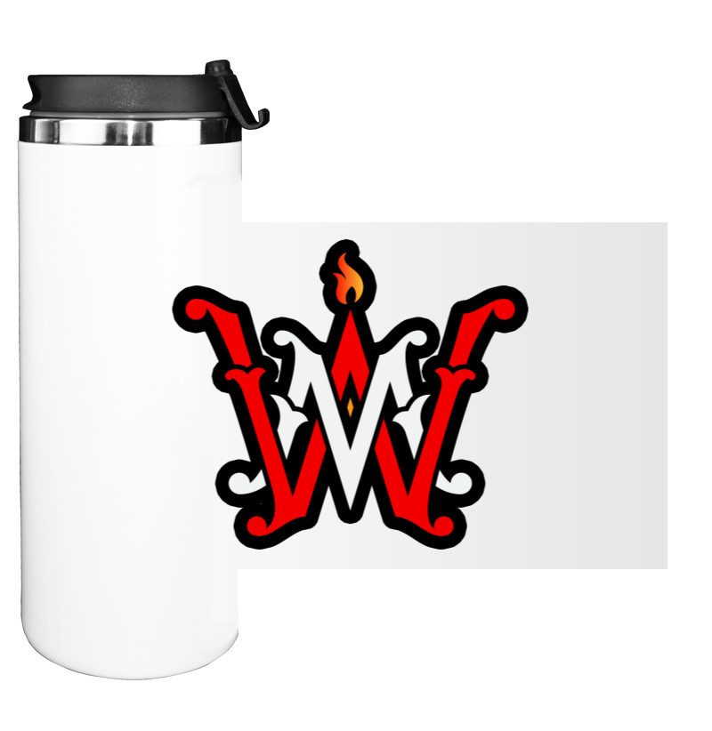 Water Bottle on Tumbler - Wonder Makers Logo 2 - Mfest