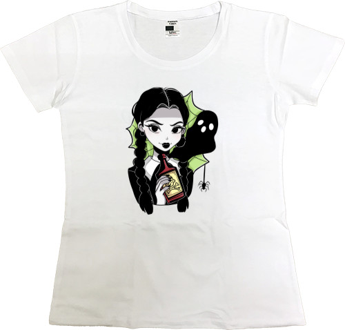 Women's Premium T-Shirt - Wednesday Addams 6 - Mfest