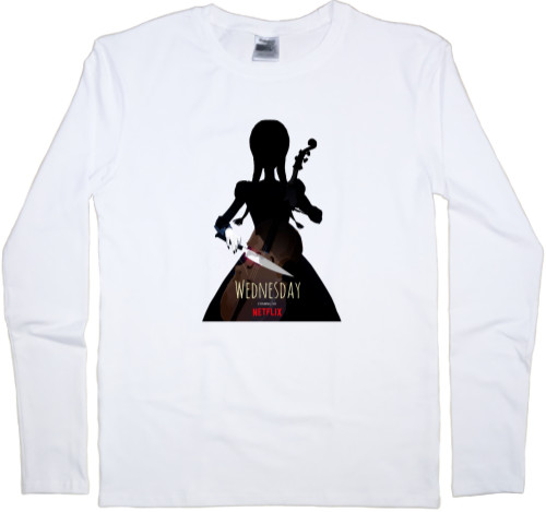 Men's Longsleeve Shirt - Wednesday Addams 2 - Mfest