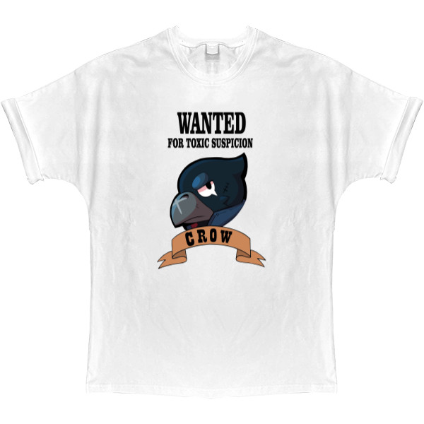 Футболка Оверсайз - WANTED CROW - Mfest