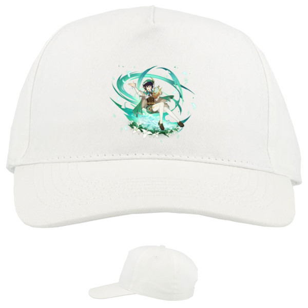 Baseball Caps - 5 panel - venti from genshin impact 2 - Mfest