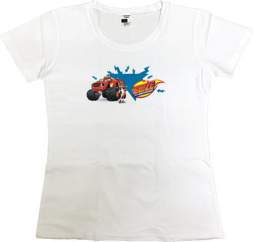 Women's Premium T-Shirt - Flash and Wonder Machines 2 - Mfest