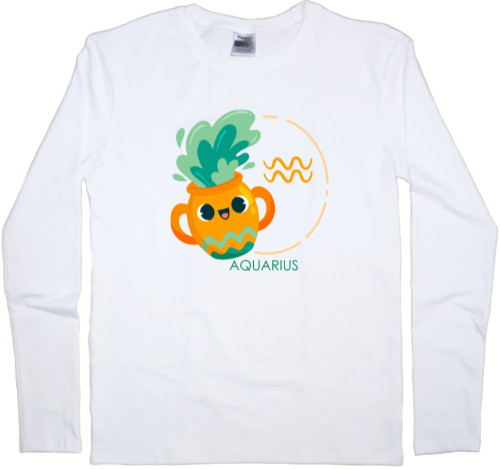 Men's Longsleeve Shirt - AQUARIUS - Mfest