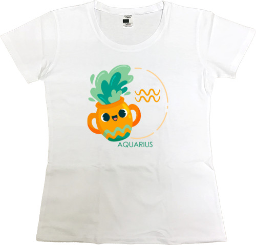 Women's Premium T-Shirt - AQUARIUS - Mfest