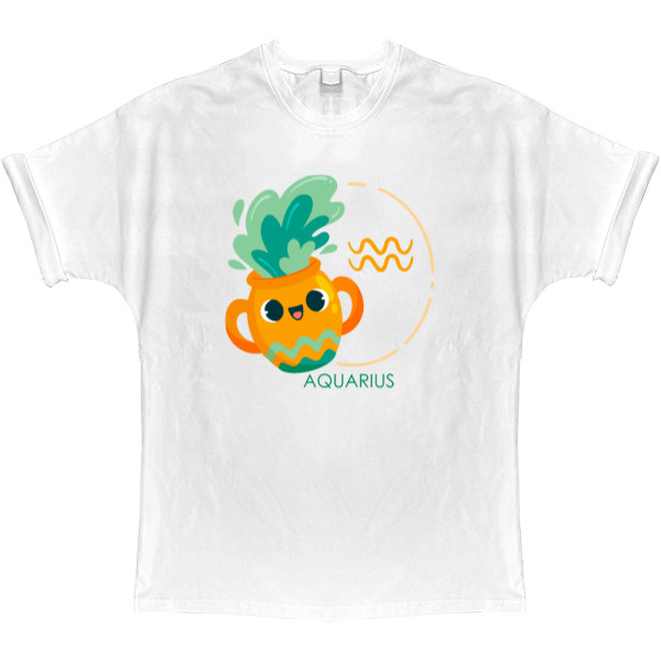 T-shirt Oversize - AQUARIUS - Mfest