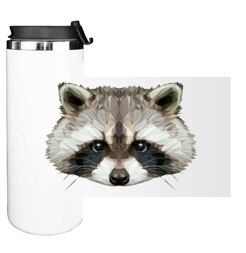 Water Bottle on Tumbler - raccoon - Mfest