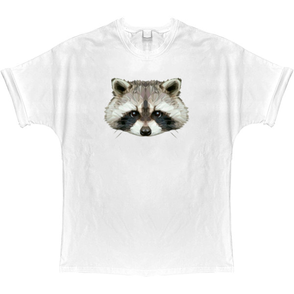 T-shirt Oversize - raccoon - Mfest