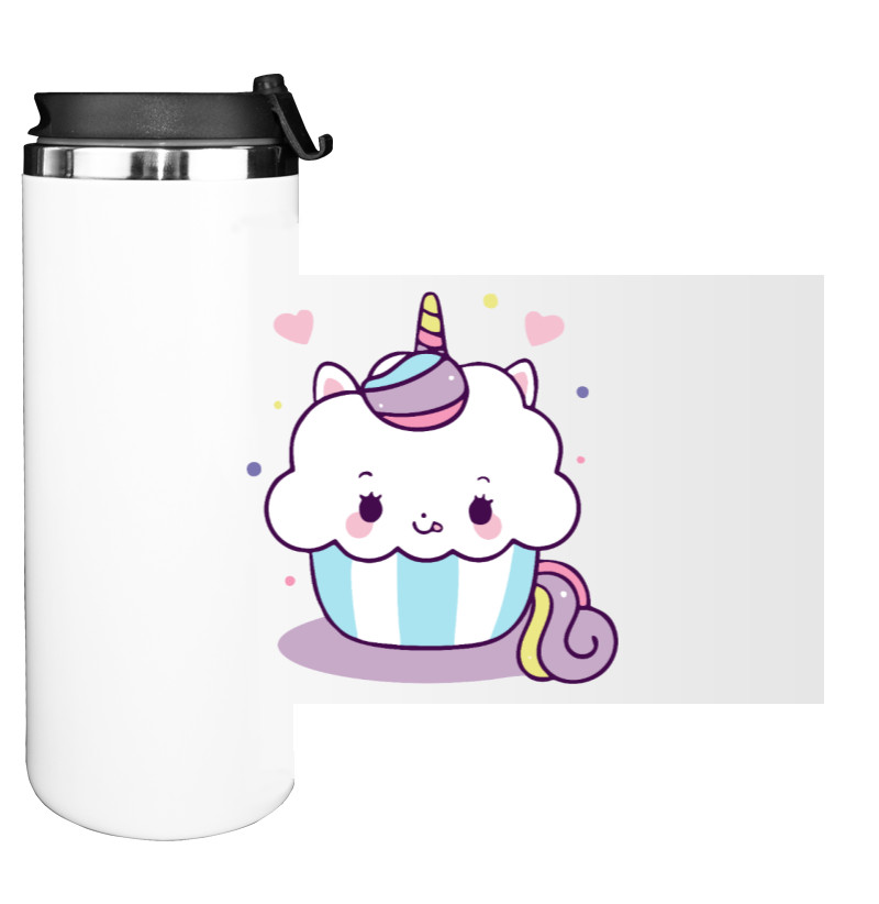 Water Bottle on Tumbler - unicorn - Mfest