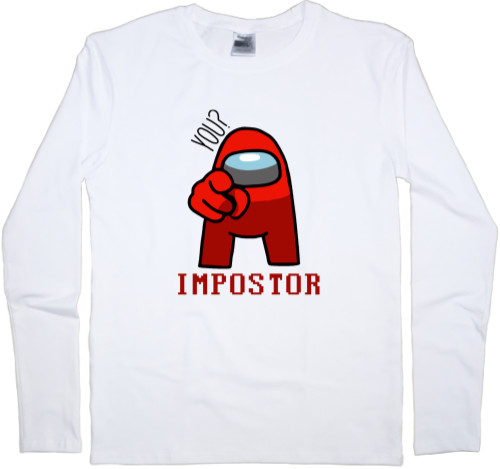 Men's Longsleeve Shirt - YOU IMPOSTOR - Mfest