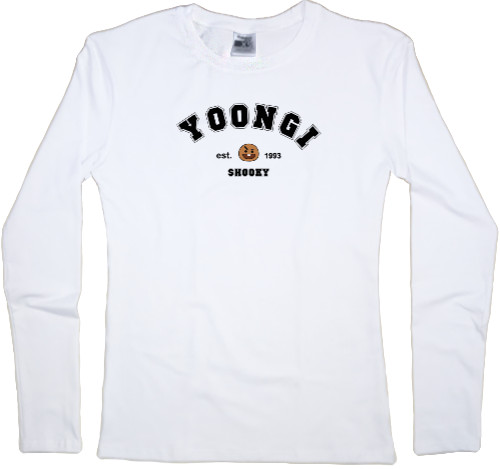 Women's Longsleeve Shirt - yoongi bts - Mfest