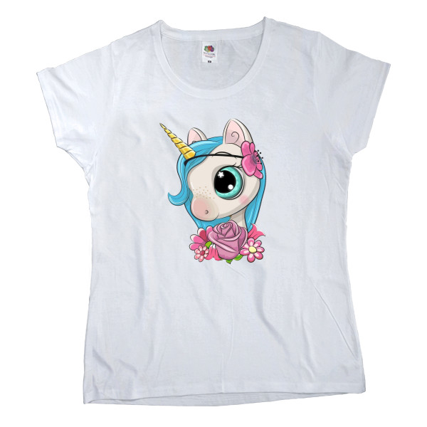 Women's T-shirt Fruit of the loom - unicorn - Mfest