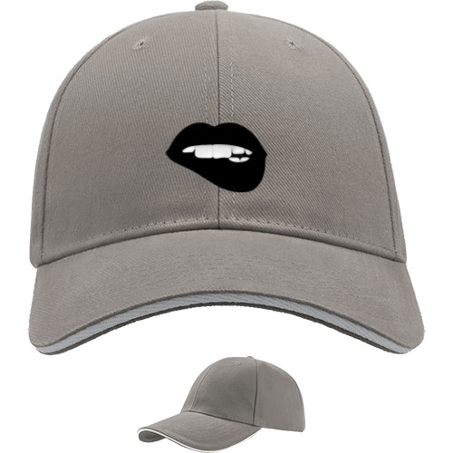 Тренды - Sandwich Baseball Cap - Lips - Mfest