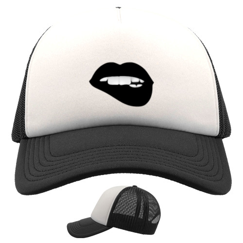 Kids' Trucker Cap - Lips - Mfest