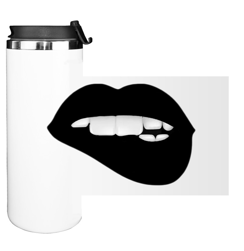 Water Bottle on Tumbler - Lips - Mfest