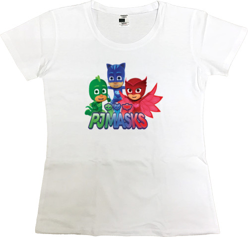 Women's Premium T-Shirt - masked heroes - Mfest