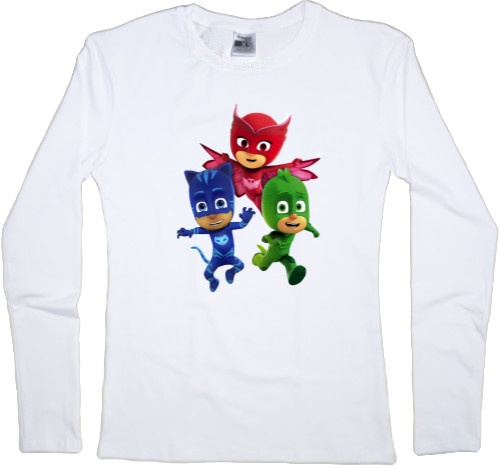 Women's Longsleeve Shirt - masked heroes 2 - Mfest