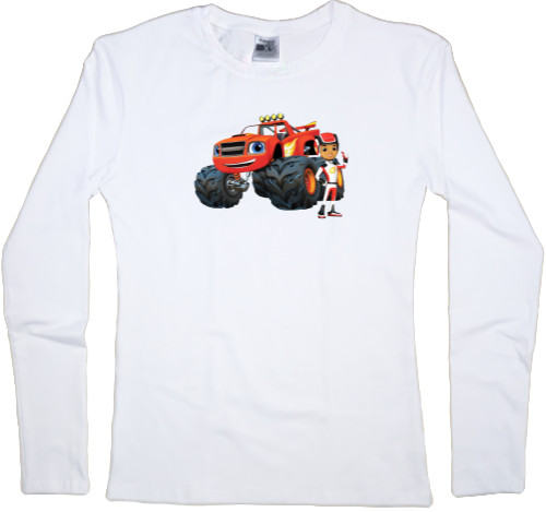 Women's Longsleeve Shirt - Blaze and Wonder Machines 4 - Mfest