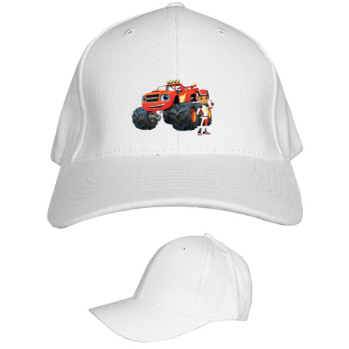 Kids' Baseball Cap 6-panel - Blaze and Wonder Machines 4 - Mfest