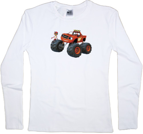 Women's Longsleeve Shirt - Blaze and Wonder Machines 3 - Mfest