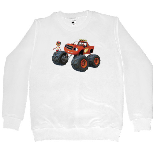 Women's Premium Sweatshirt - Blaze and Wonder Machines 3 - Mfest