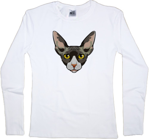 Women's Longsleeve Shirt - Sphynx cat - Mfest