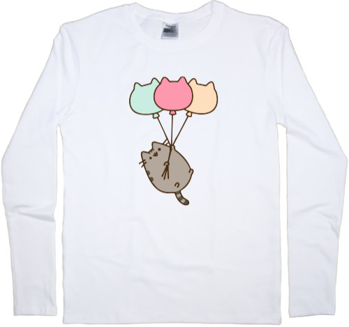 Kids' Longsleeve Shirt - cat with balls - Mfest