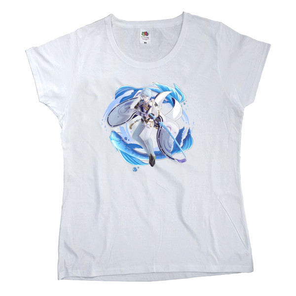 Women's T-shirt Fruit of the loom - Kamisato Ayato 4 - Mfest