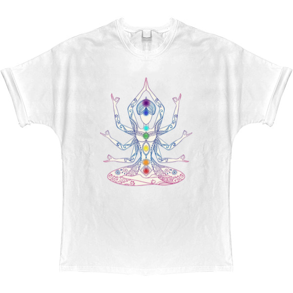 T-shirt Oversize - yoga - Mfest