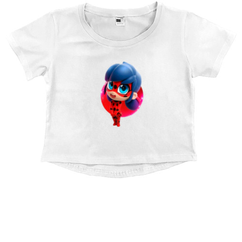 Kids' Premium Cropped T-Shirt - LADY BAG - Mfest